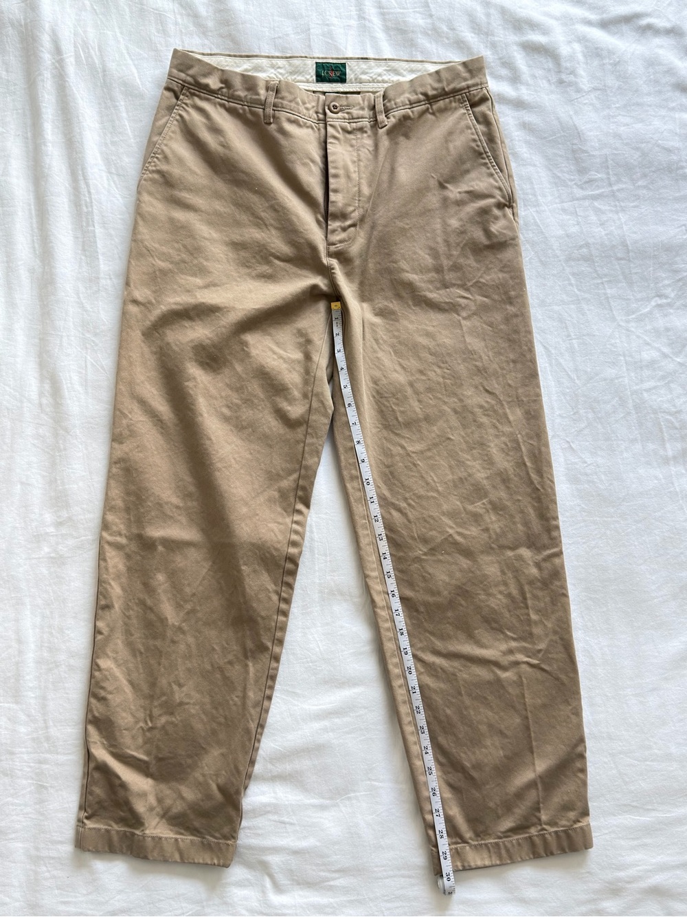 Men's Classic Khaki Straight-Leg Pants